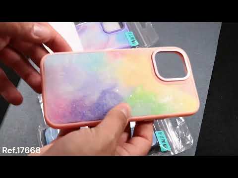 Funda Focus Antigolpe con Purpurina y Diamantes de Apokin: Glamour en Tres Colores 17668