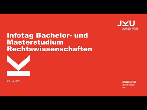 Infotag Bachelor- und Masterstudium Rechtswissenschaften | JKU