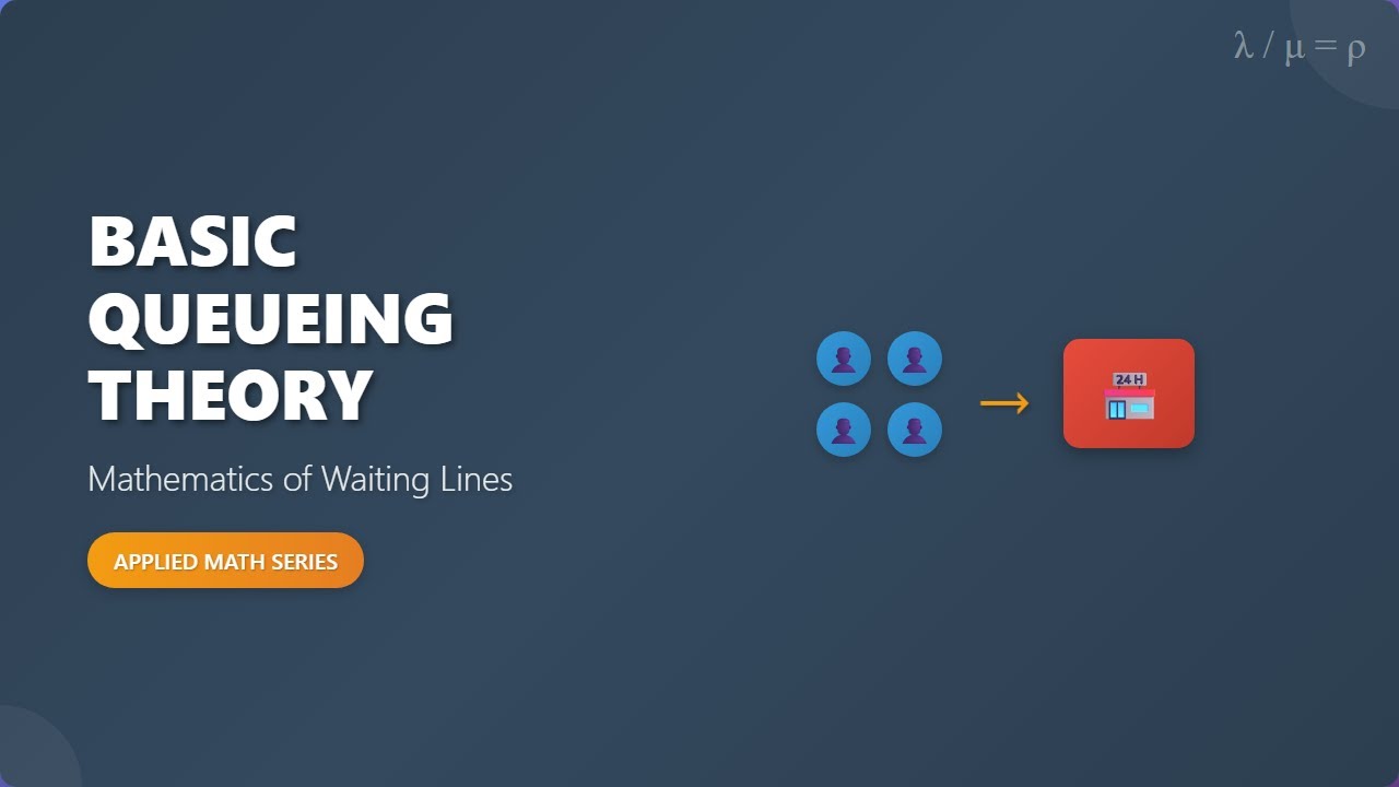 Queueing Theory Basics: Understand Waiting Lines in 10 Minutes!