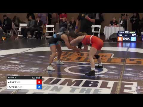 53 Kg Rr Rnd 3 - Virginia Foard, Wyoming Seminary Wrestling Club Vs Arelys Valles, Florida B098