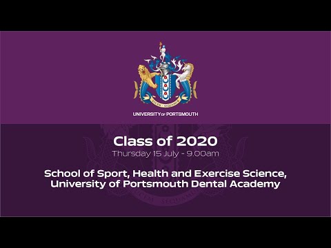 Graduation 2020: School of Sport, Health and Exercise Science,  UoP Dental Academy