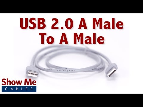 Easy To Use USB 2.0 A Male To Male - Highlight