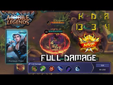 'Mobile Legends' Chou Ranked Solo Gameplay  | Full Damage Build | Mobile Legends Gameplay