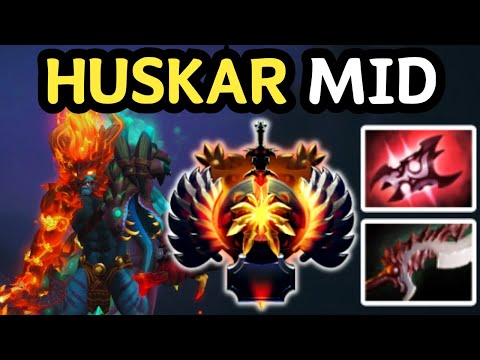 🔥 EVERY ATTACK CALCULATED = MAX DAMAGE ⚡ — HUSKAR MID | DOTA 2 🔥