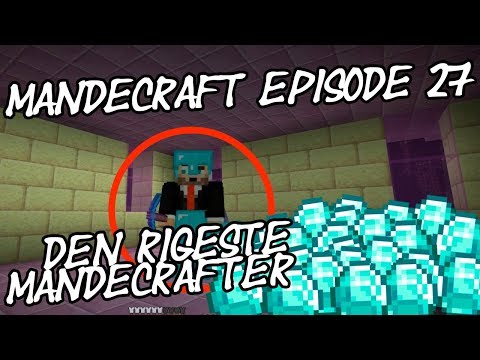 Tjener en KÆMPE bunke diamanter!! - Mandecraft - episode 27