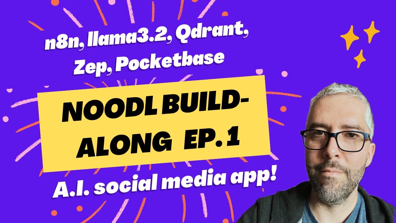 Build an AI powered social media app with Noodl - Ep.1