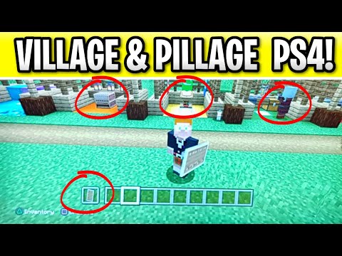 Minecraft PS4 Village & Pillage Update! First Look At 1.14 Console Edition