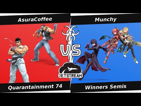 Quarantainment 74 Winners Semis - AsuraCoffee (Ryu, Terry) Vs Munchy (Joker, Pyra) - SSBU