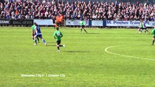 preview picture of video 'Worcester City v Chester FC'
