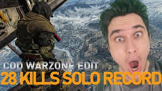 Chowh1 - 28 kills solo record ★ cod warzone edit ★