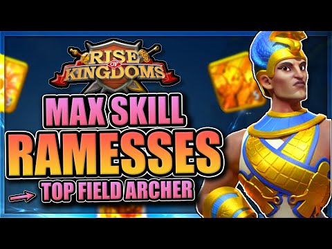 Expertised Ramesses in Rise of Kingdoms [Best open field archer?]