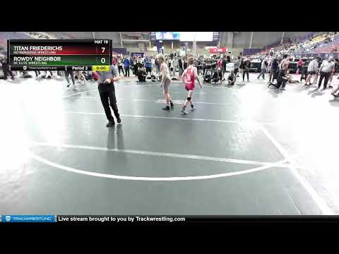 106 Lbs Cons. Round 4 - Titan Friederichs, No Nonsense Wrestling Vs Rowdy Neighbor, DC Elite Wrest