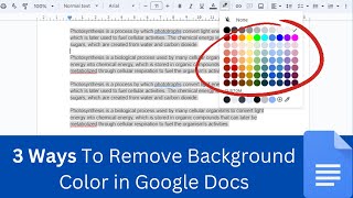 3 Ways to Remove Background Color From Pasted Text In Google Docs [BONUS INCLUDED]