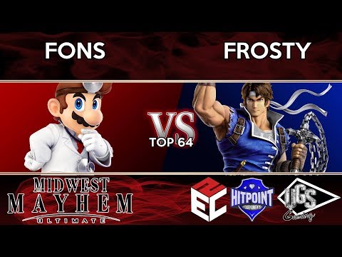 Midwest Mayhem Ultimate - Top 64 - Fons (Dr Mario) Vs. Frosty (Richter)