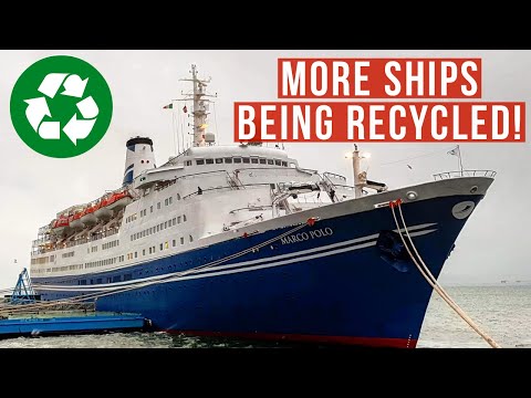 Rare Ocean Liner + Ground Breaking Cruise Ship Scrapped!
