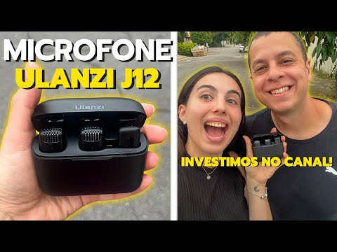 COMPRAMOS O MICROFONE ULANZI J12: MELHOR MICROFONE DE LAPELA SEM FIO, PARA CELULAR E DUAS PESSOAS