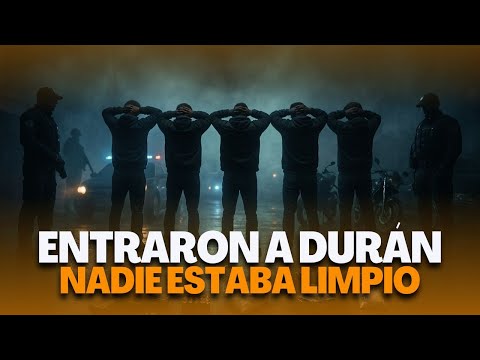 Operativo sorpresa en Durán: entraron en convoy y terminaron con 7 detenidos #Guayaquil #ecuador