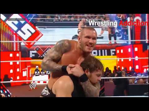 The Shield Vs  Evolution  Extreme Rules 2014   Most Extreme Match   Full Match Highlight HD