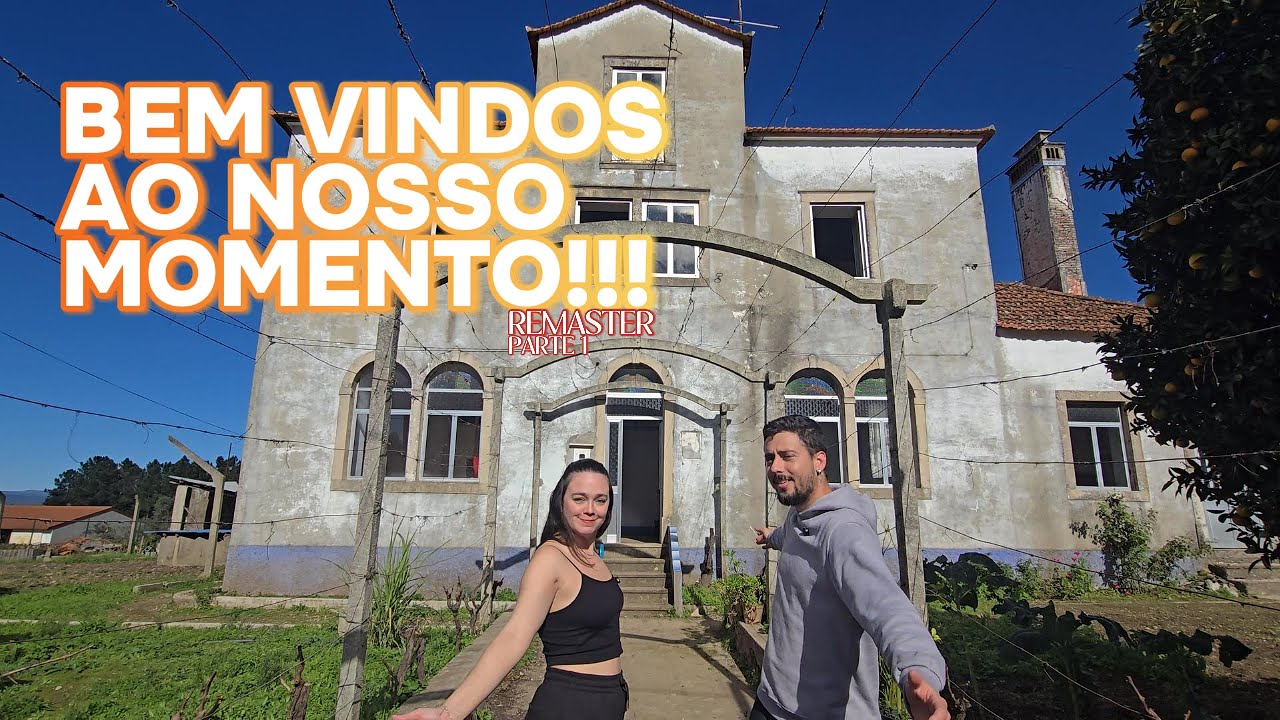 CONHEÇA (MELHOR) A NOSSA CASA EM PORTUGAL. ÁREA EXTERNA!!!