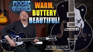 Video thumbnail for This Bird SOARS! {Gretsch Rich Robinson Signature Magpie} by MooreMusicGuitars