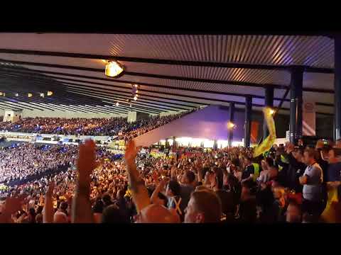 Scotland half time sing along fans at football. Best fans. Best atmosphere. 