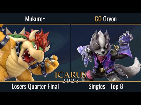 ICARUS 2023 - Oryon (Wolf) vs Mukuro (Bowser) - Losers Quarter-Finals