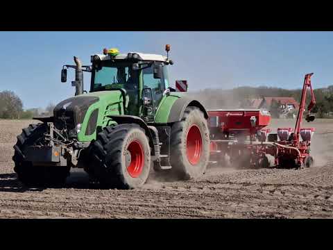 FENDT 936 VARIO mit Kverneland Optima TFprofi am Mais legen / SOUND / ALTMARK / 2022 / 4K