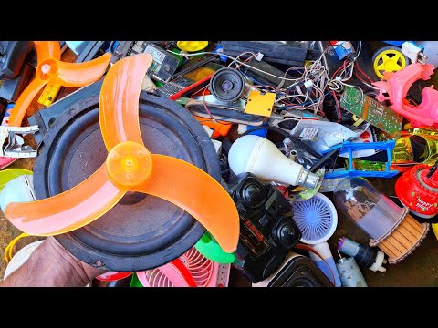 how to make awesome ideas from scrap breaking and opening toys /dc motor fan / big bluetooth speaker