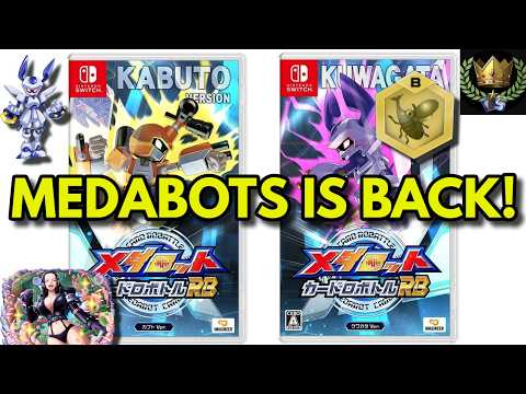 MEDABOTS IS BACK! (NEW Medabots Video Game Announced) #medabots #intendo #nintendoswitch #bandai