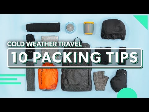 10 Minimalist Packing Tips For Cold Weather Travel | How To Pack Light & Keep Warm (Fall & Winter) Video