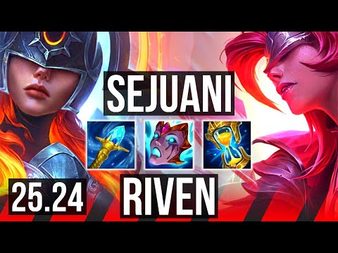 SEJUANI vs RIVEN (TOP) | KR Master | 25.24
