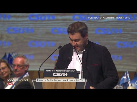 Politischer Aschermittwoch der CSU am 06.03.19