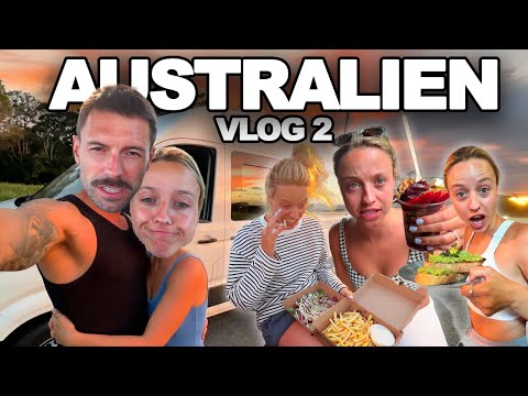 Australien VLOG 2, wir haben das erste Mal im Camper geschlafen 