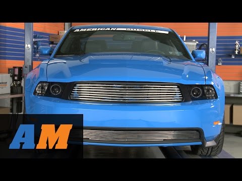 Mustang Modern Billet Retro Billet Grilles - Black and Polished (10-12 GT) Review