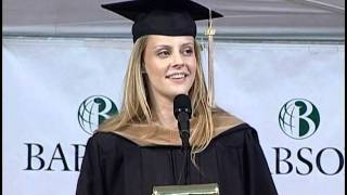 preview picture of video 'Tatiana's Babson Commencement Speech'