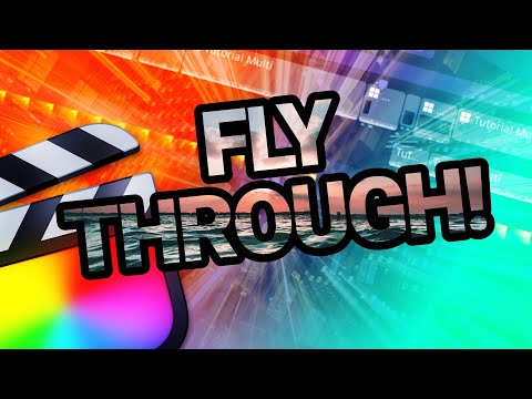 Crazy EASY Text Fly Through Animation in Final Cut Pro!