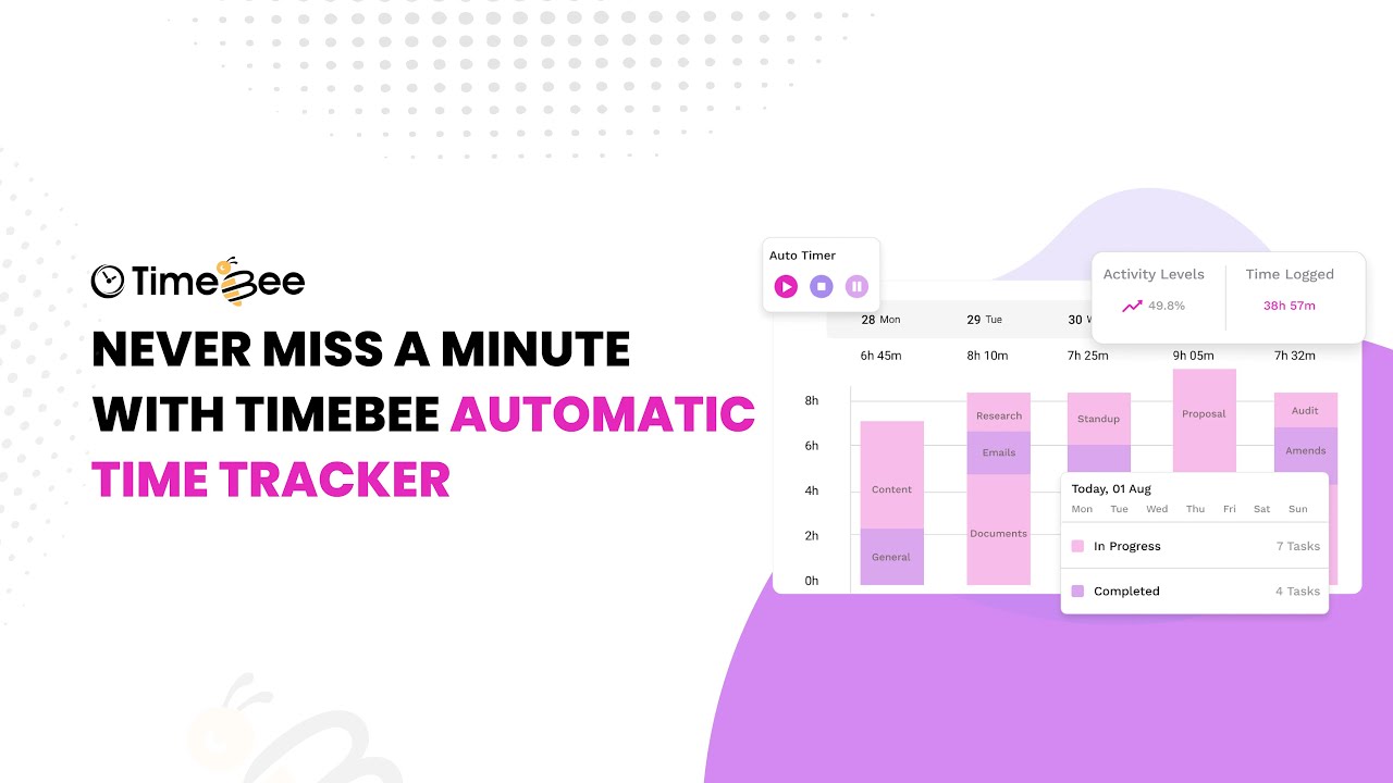 Maximize Productivity with TimeBee’s Automatic Time Tracking Software