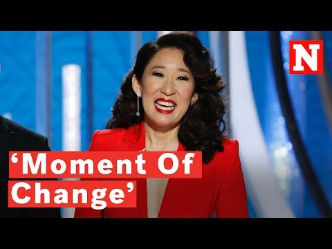 Golden Globes 2019: Sandra Oh Celebrates 'Moment Of Change' In Emotional Opening Speech