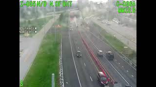I-895 N Of Harbor Tunnel Traffic Camera 8/15/2026 6:37 PM - 8/16/2026 1:28 AM (Sunny - Midnight)
