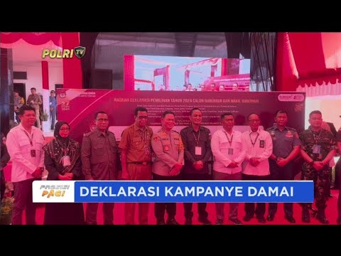 KAPOLDA SULTENG HADIRI DEKLARASI KAMPANYE DAMAI
