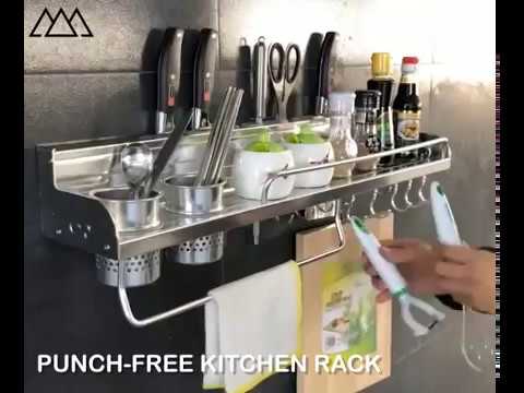 How to Install Kitchen Wall Racks