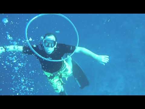 The most amazing Under Water Air Ring Bubble EVER