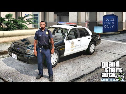 GTA 5 MODS LSPDFR 0.4 - CVPI PATROL!!! (GTA 5 REAL LIFE PC MOD)