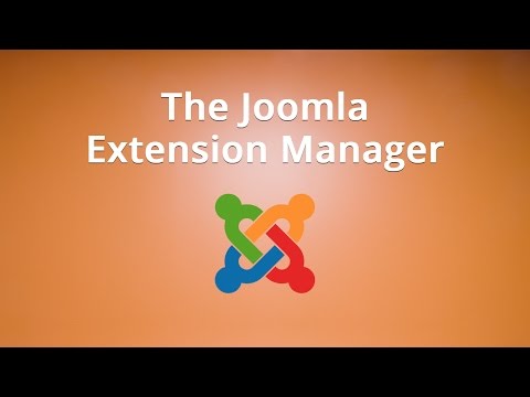 The Joomla Extension Manager