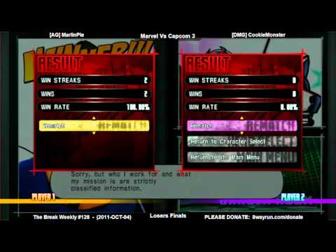 The Break Weekly #128 - MvC3 LF - [AG] MarlinPie VS [DMG] Insaynne