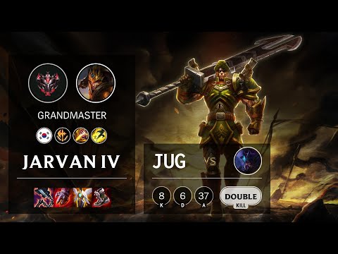 Jarvan IV Jungle vs Rek'Sai - KR Grandmaster Patch 11.24