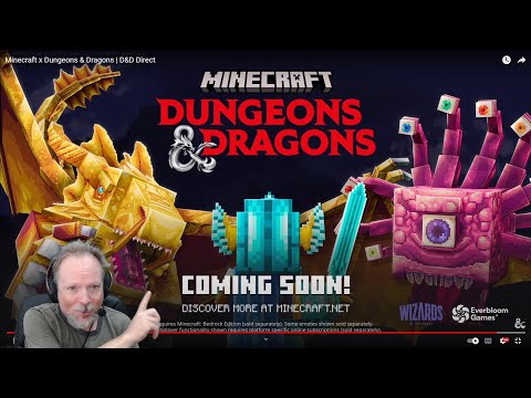 The Minecraft Dungeons & Dragons DLC Announcement - SO HYPED!