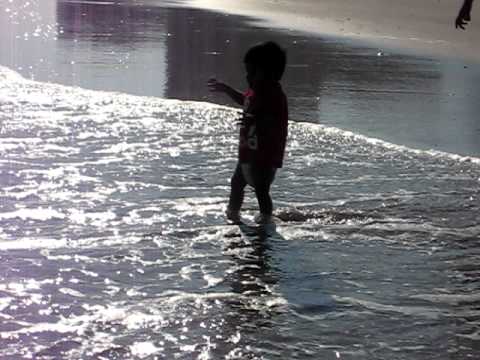 Manvi at Beach