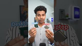 Desktop cpu VS Laptop cpu #shorts #processor #cpu