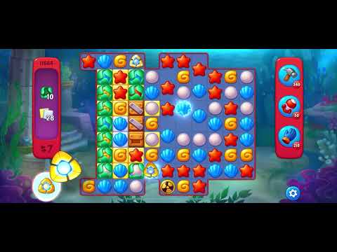 Fishdom Hard level 11684 no boosters フィッシュダム ハード